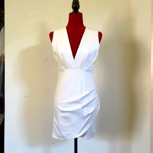 Lulus White Cocktail Dress, Size M